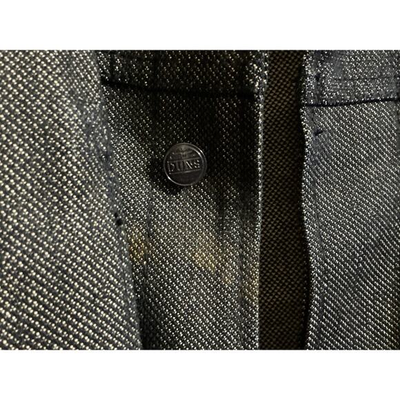 Willie Esco Denim blue heavy button down coat size XL - Picture 4 of 16